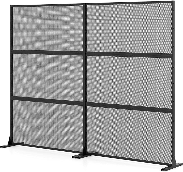 Giantex Metal Privacy Screen with Expansion Bolts and Connection Screws