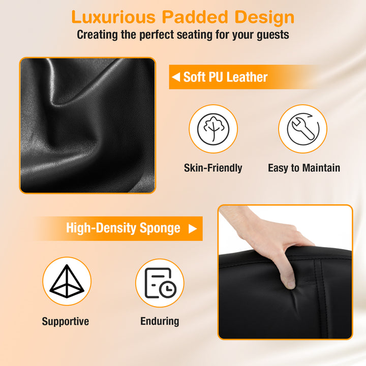 Giantex Set of 2/4/8/12 Guest Chair, Ergonomic Reception Chair