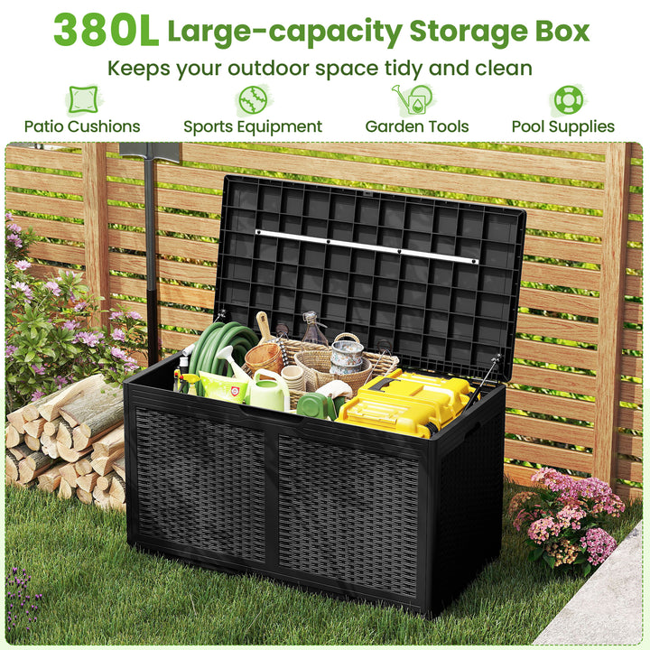 Giantex 100 Gallon Resin Outdoor Storage Box