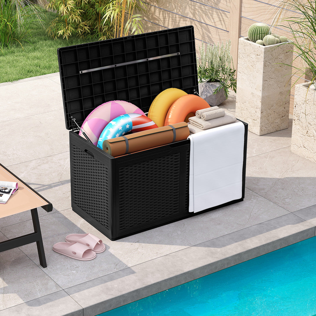 Giantex 100 Gallon Resin Outdoor Storage Box