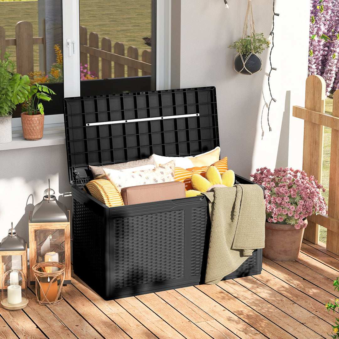 Giantex 100 Gallon Resin Outdoor Storage Box