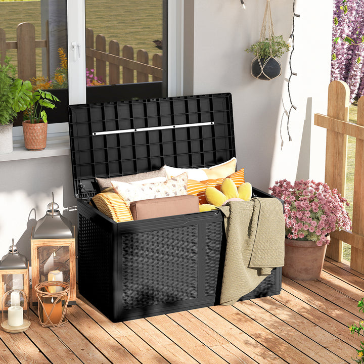 Giantex 100 Gallon Resin Outdoor Storage Box