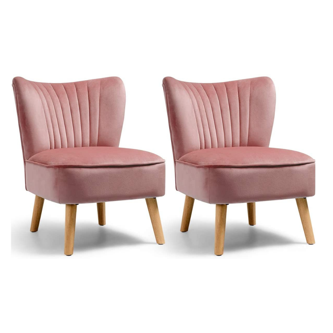 Velvet Accent Chair, Upholstered Modern Sofa Chair
