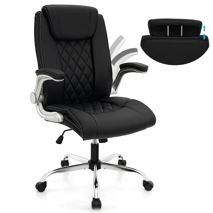 Giantex Executive Office Chair, Ergonomic PU Leather Desk Chair