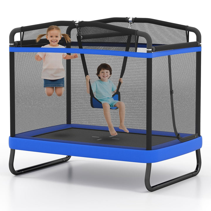 Giantex 6 FT Trampoline for Kids with Swing