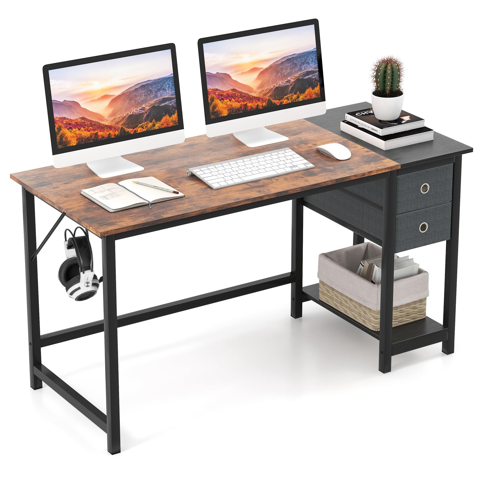 Giantex Computer Desk with Drawers