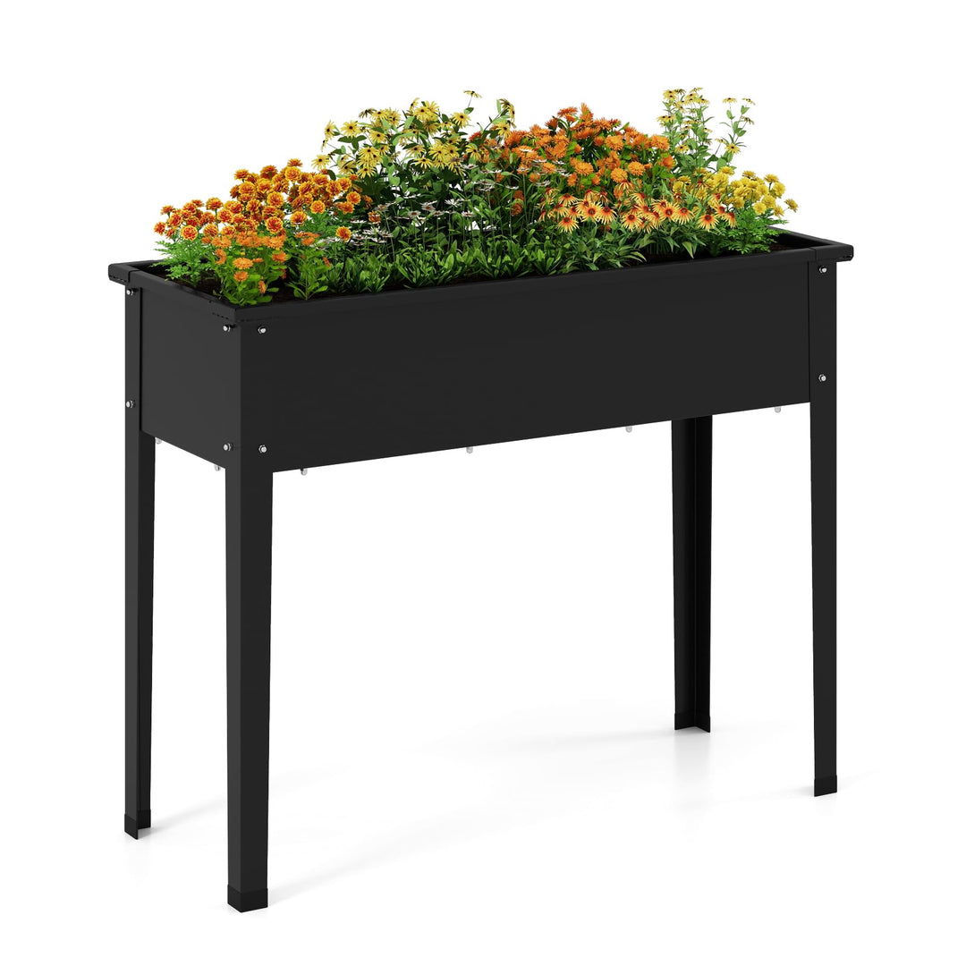Giantex Metal Raised Garden Bed with Legs(40”x16”x32”)