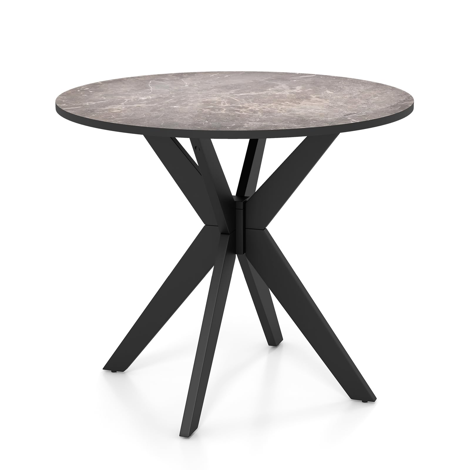 Giantex 36" Round Wood Dining Table