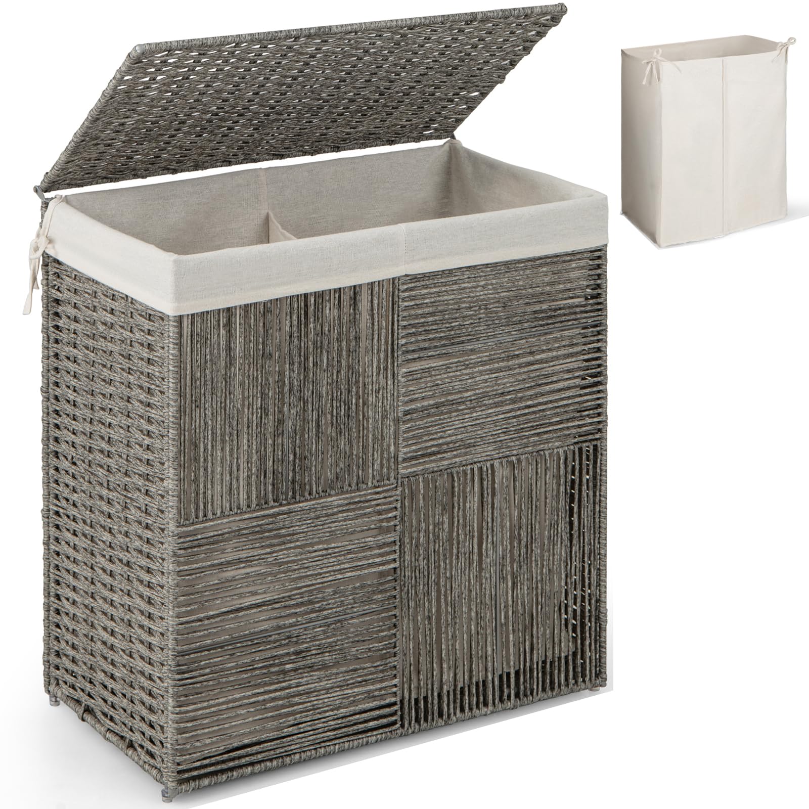 Giantex Laundry Hamper with Lid