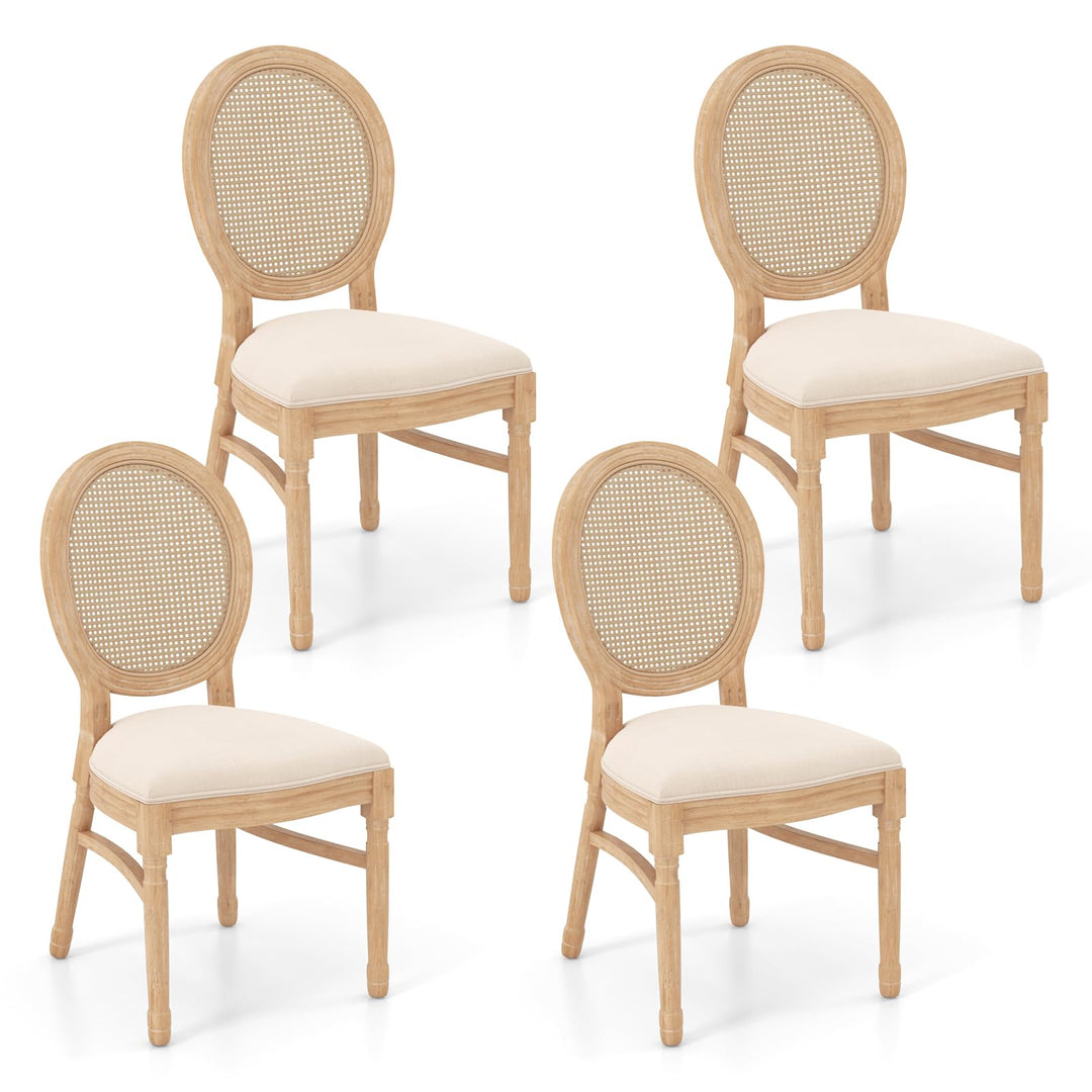 Giantex Wood Dining Chairs Set