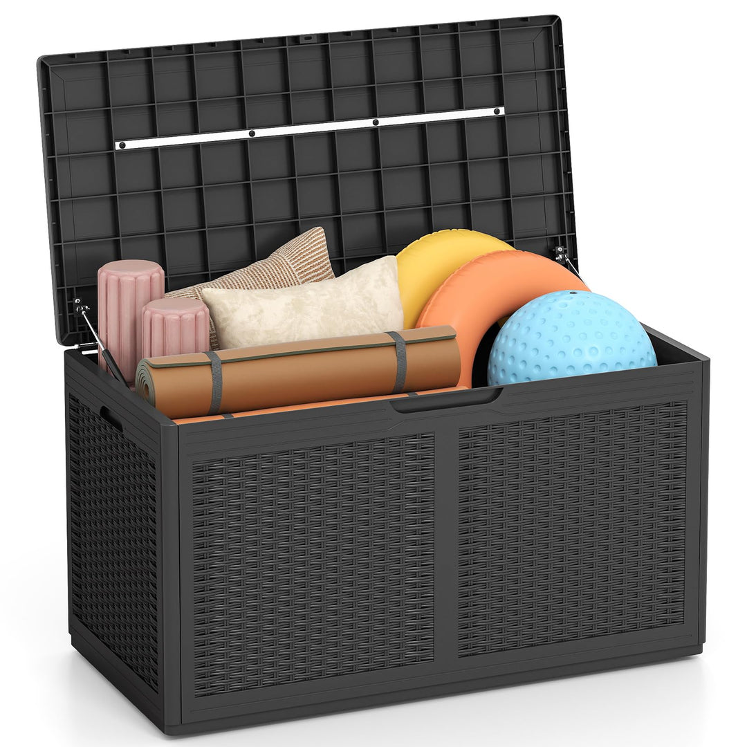 Giantex 100 Gallon Resin Outdoor Storage Box