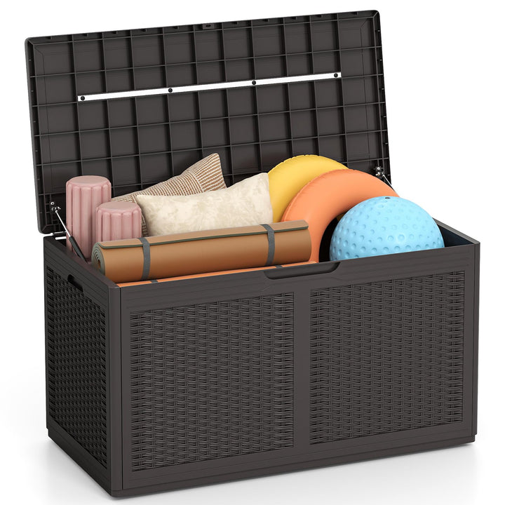 Giantex 100 Gallon Resin Outdoor Storage Box