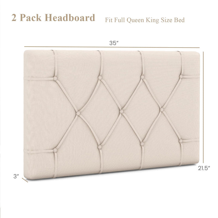 Giantex Upholstered Headboard for Full/Queen/King Size Bed