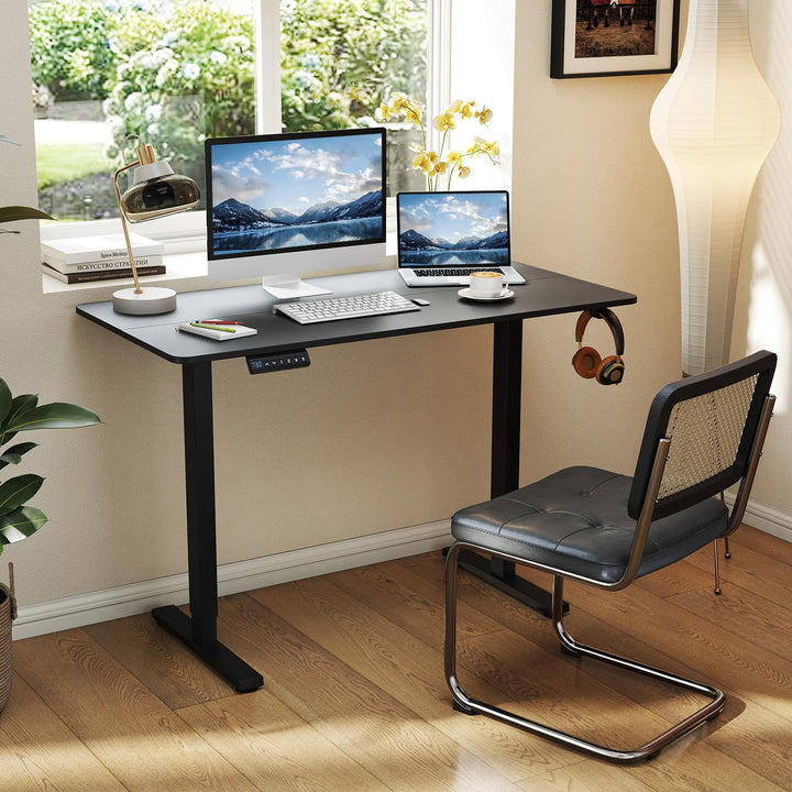 Giantex Electric Standing Desk 48" x 24" Ergonomic Height Adjustable Sit to Stand Desk with 3 Memory Preset