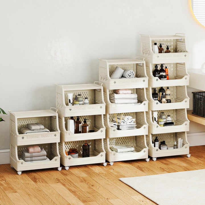 Giantex 6-Tier Rolling Laundry Cart with Wheels