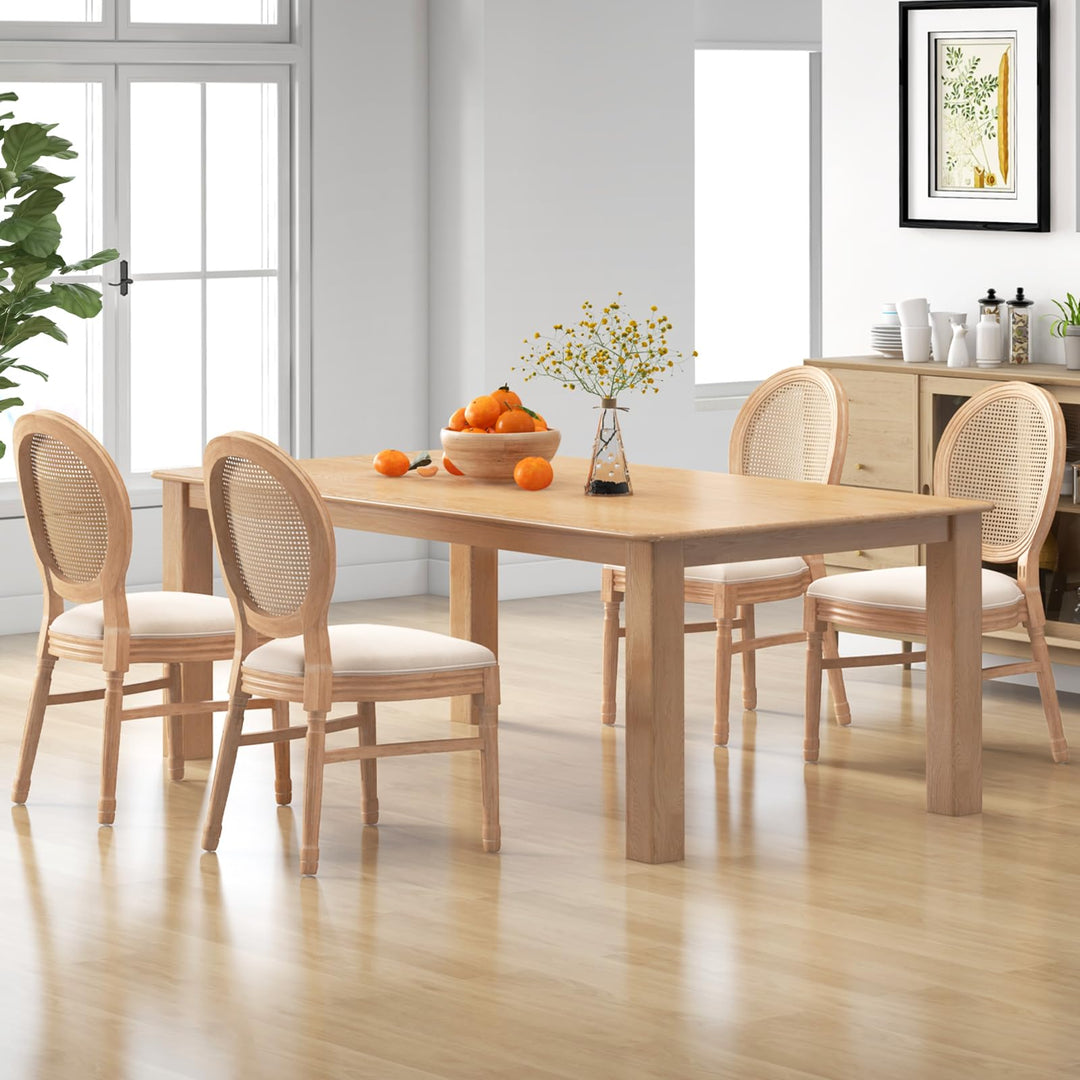 Giantex Wood Dining Chairs Set