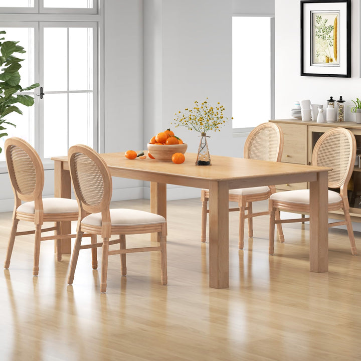 Giantex Wood Dining Chairs Set