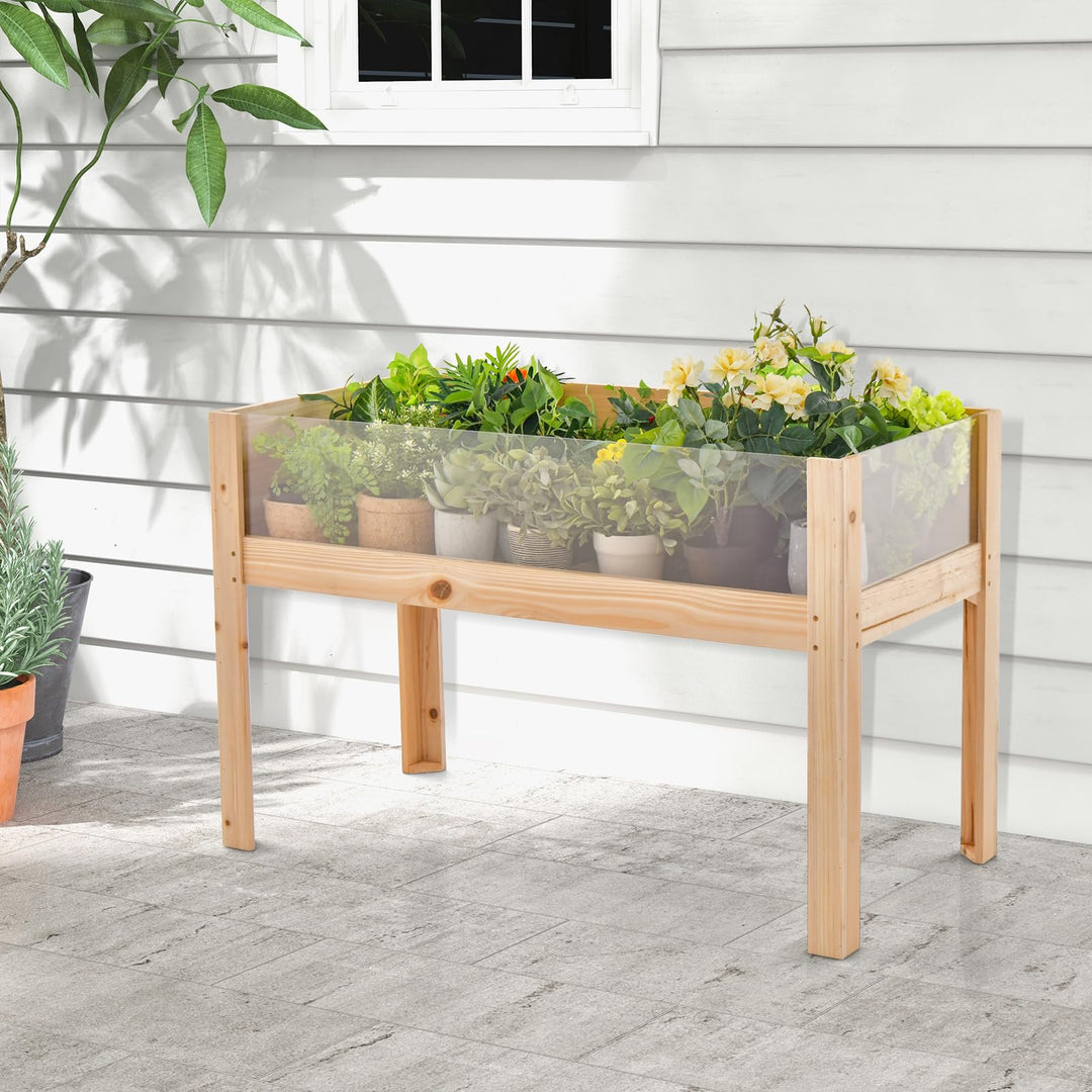 Standing Raised Beds for Fruits Vegetables Flowers Herbs, 47”x23”x31”