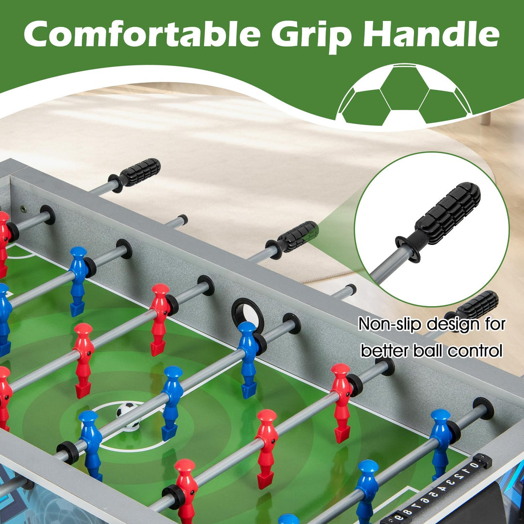 Giantex Foosball Table, 37.5" Foosball Table Adult Size, with 2 Balls, Smooth Handle