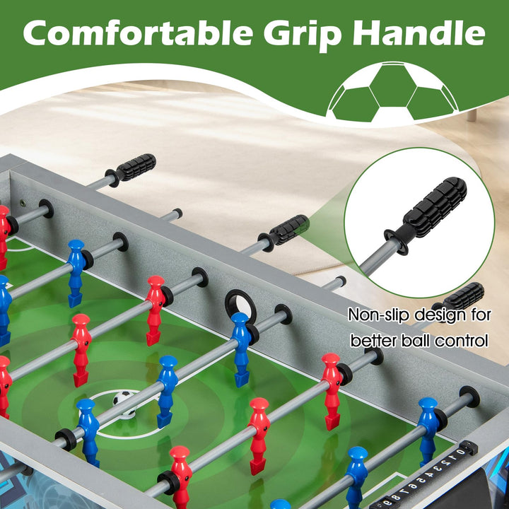 Giantex Foosball Table, 37.5" Foosball Table Adult Size, with 2 Balls, Smooth Handle