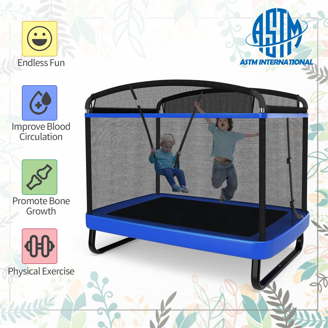 Giantex 6 FT Trampoline for Kids with Swing
