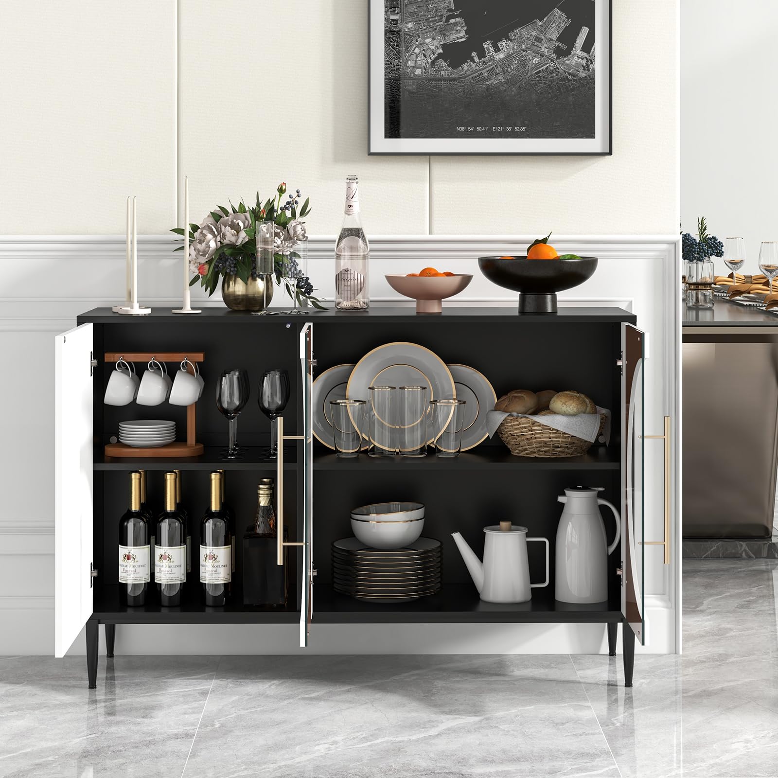 Giantex Large Buffet Cabinet with Storage