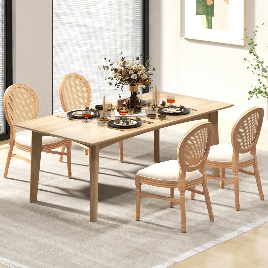 Giantex Wood Dining Chairs Set