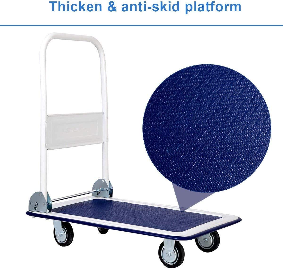 10 Platform Cart Dolly - Giantex