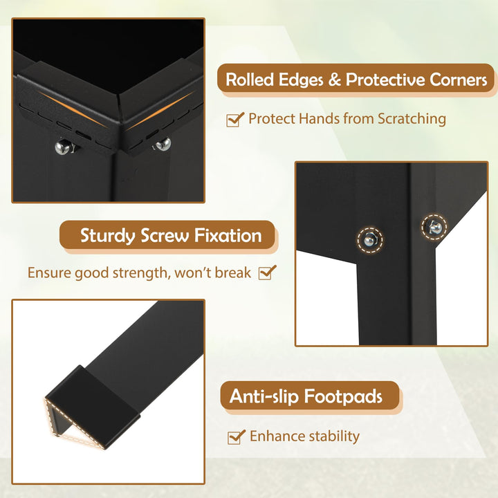 Giantex Metal Raised Garden Bed with Legs(40”x16”x32”)