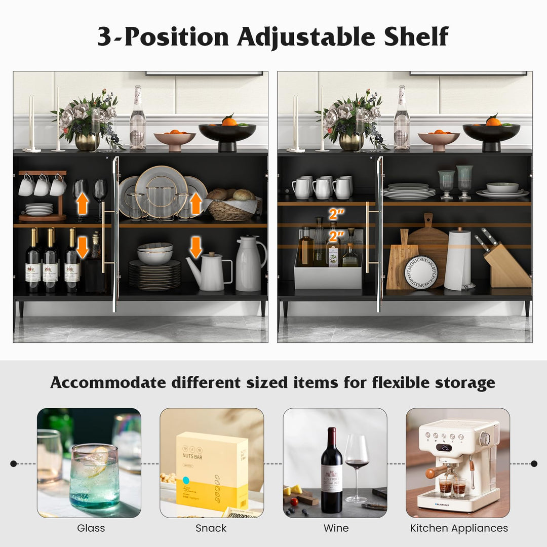 Giantex Large Buffet Cabinet with Storage