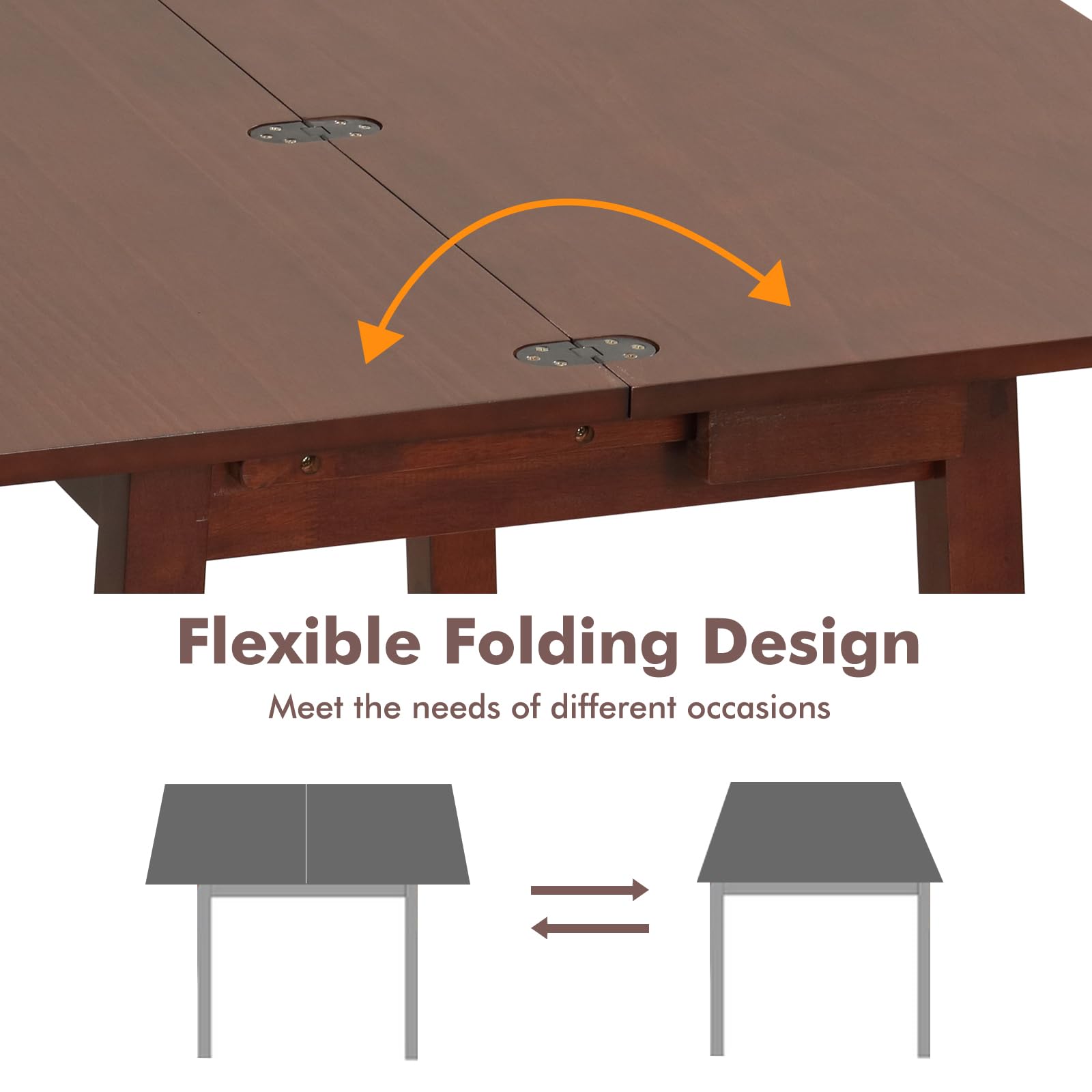 Giantex Folding Dining Table for 4