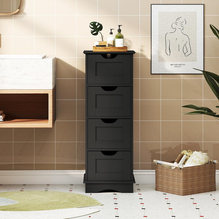 Giantex Bathroom Storage Cabinet with 4 Drawers