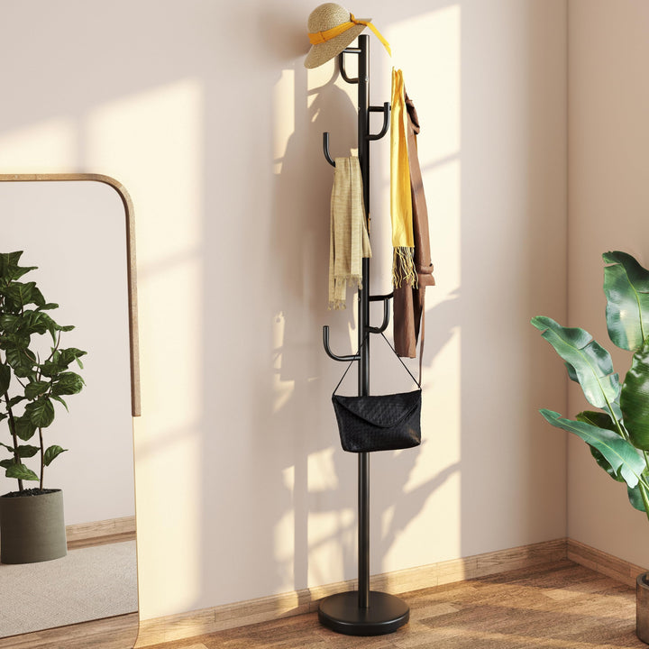 Giantex 69" Metal Coat Rack 8-Hook Cactus Clothes Stand