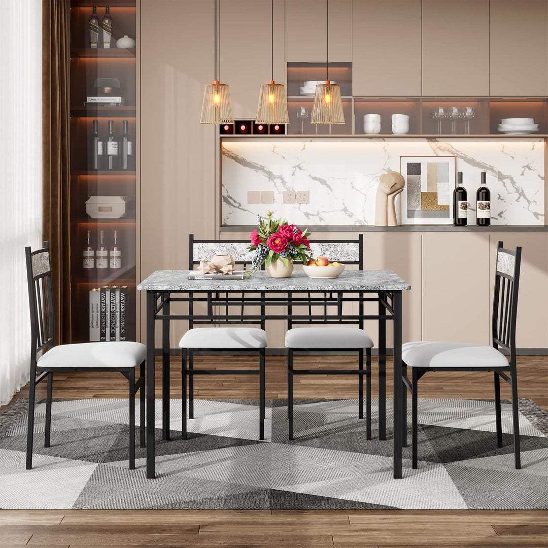 Giantex 5 Pieces Dining Table Set