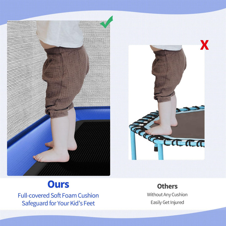 Giantex 6 FT Trampoline for Kids with Swing