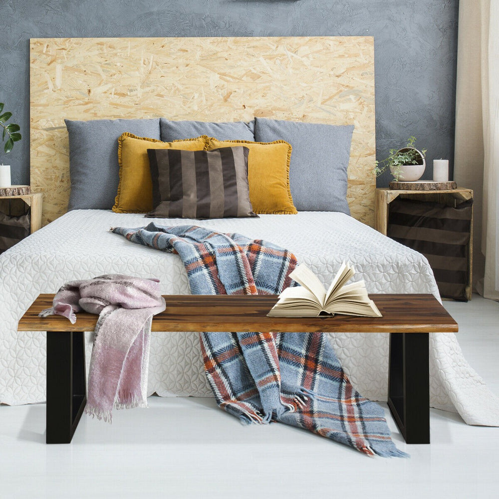 Giantex Wooden Dining Bench Seating