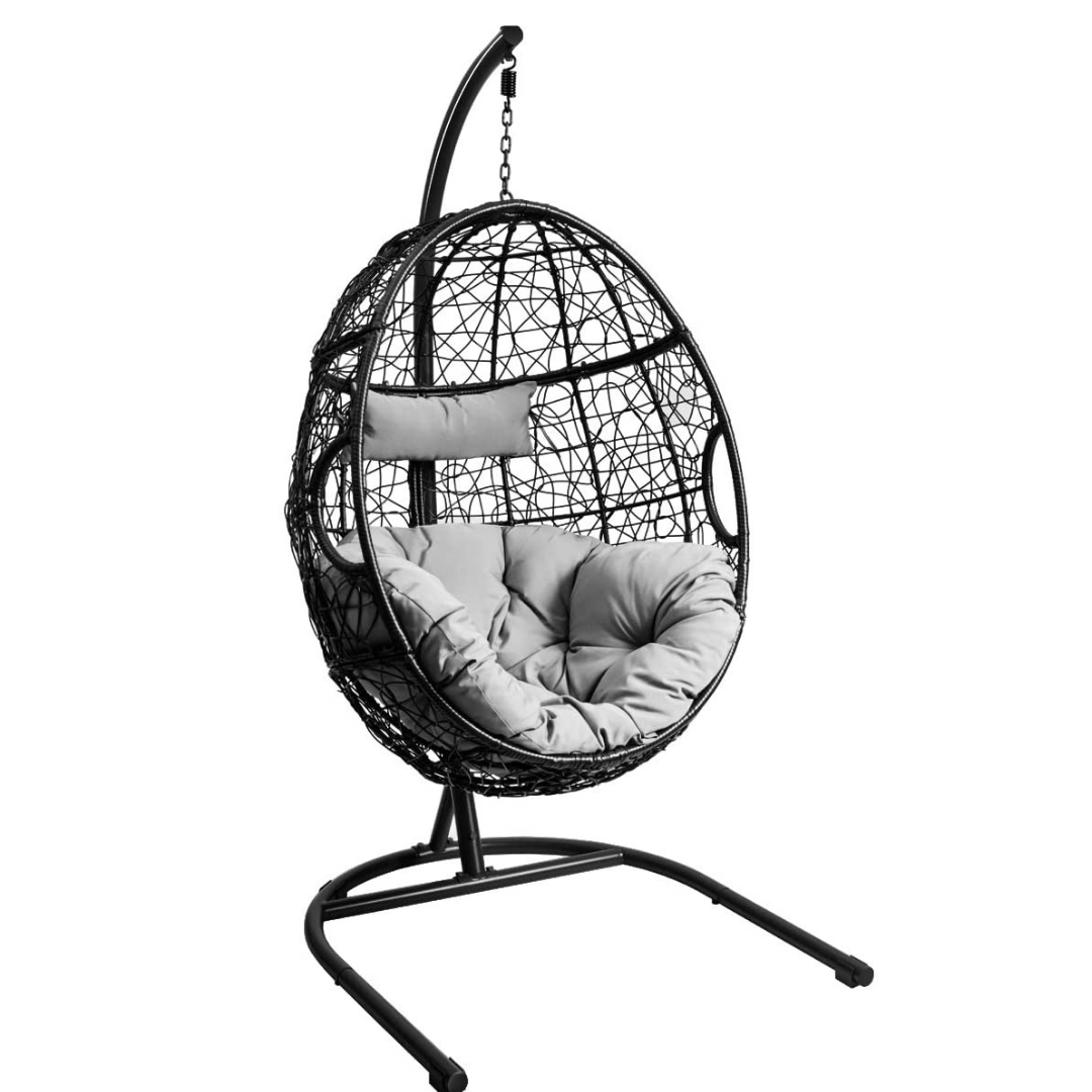 Buy Hanging Egg Swing Chair w C Hammock Stand Set Giantex