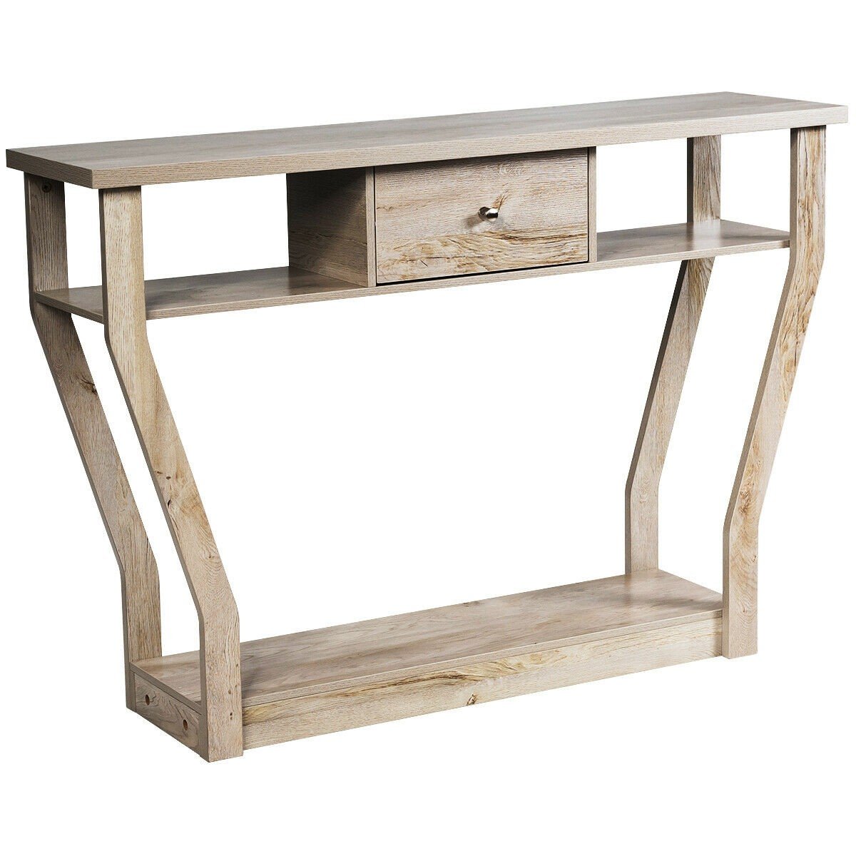 Console Table Modern Easy Assembly Entryway Table