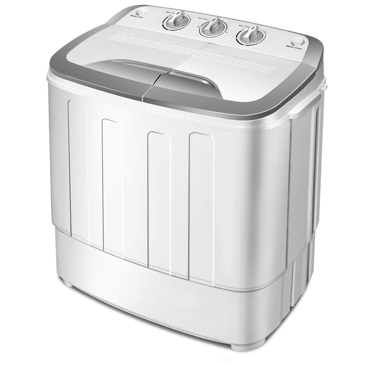Portable Twin Tub Mini Clothes Washer Machine for Apartment
