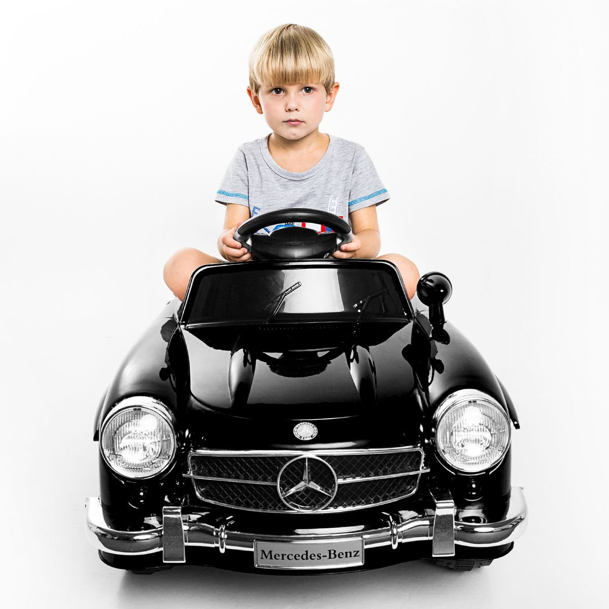 Giantex Car for Kids Mercedes Benz R/C 300SL, Ride-On Vehicles with MP3 Music Function