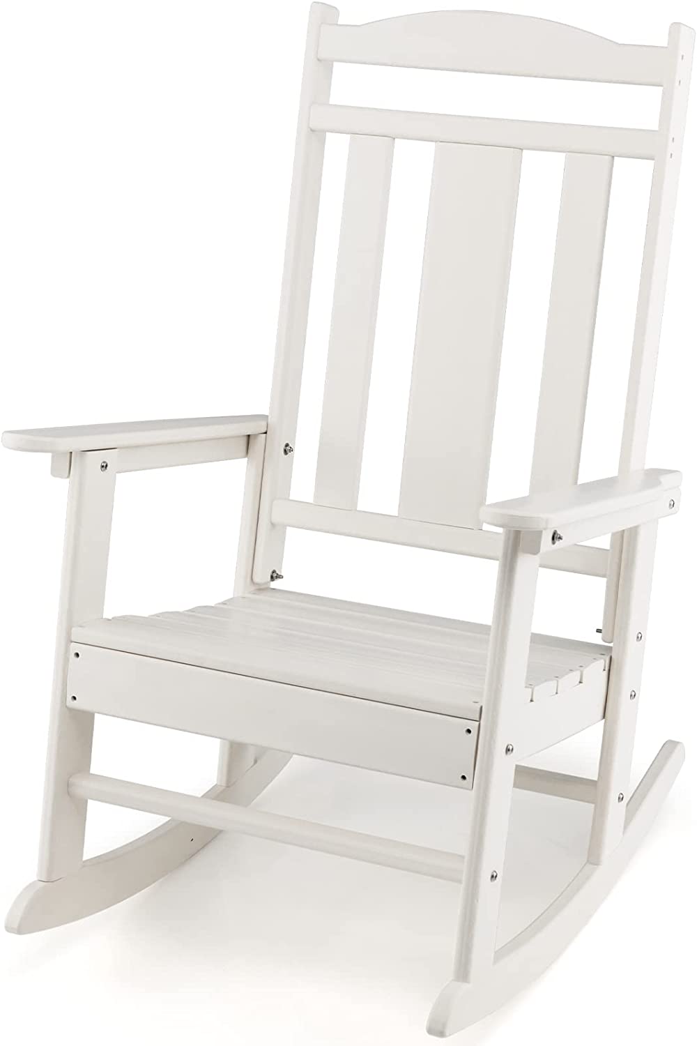 Giantex Patio Rocking Chair - All-Weather HDPE Porch Rocker Chair