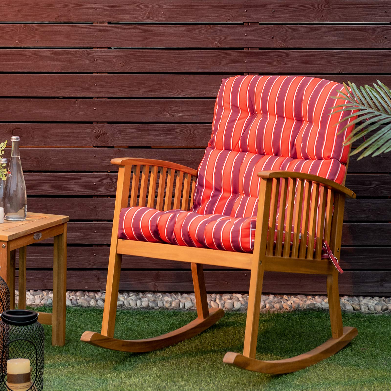 Tufted Outdoor Patio Chair Cushion - Giantex