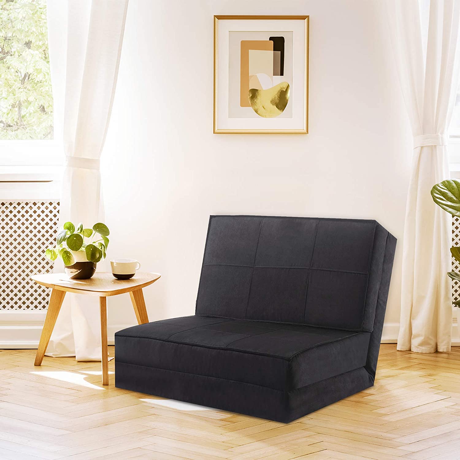5-Position Adjustable Convertible Flip Chair - Giantexus
