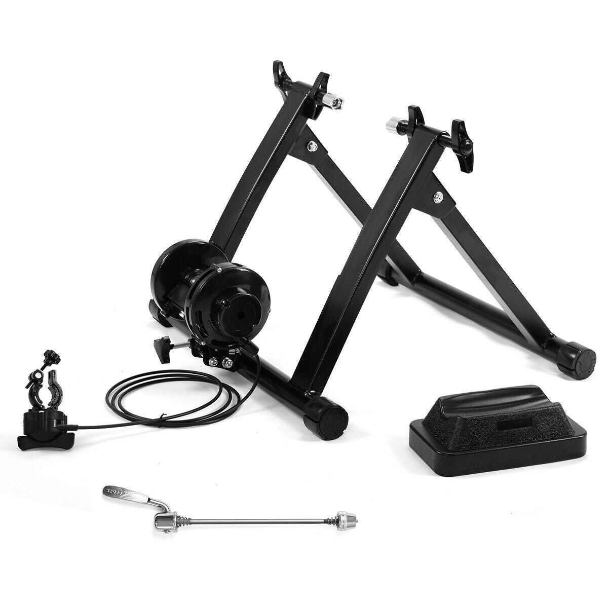 Steel Bike Trainer Stand, Indoor Bicycle Exercise Magnetic Stand - Giantexus