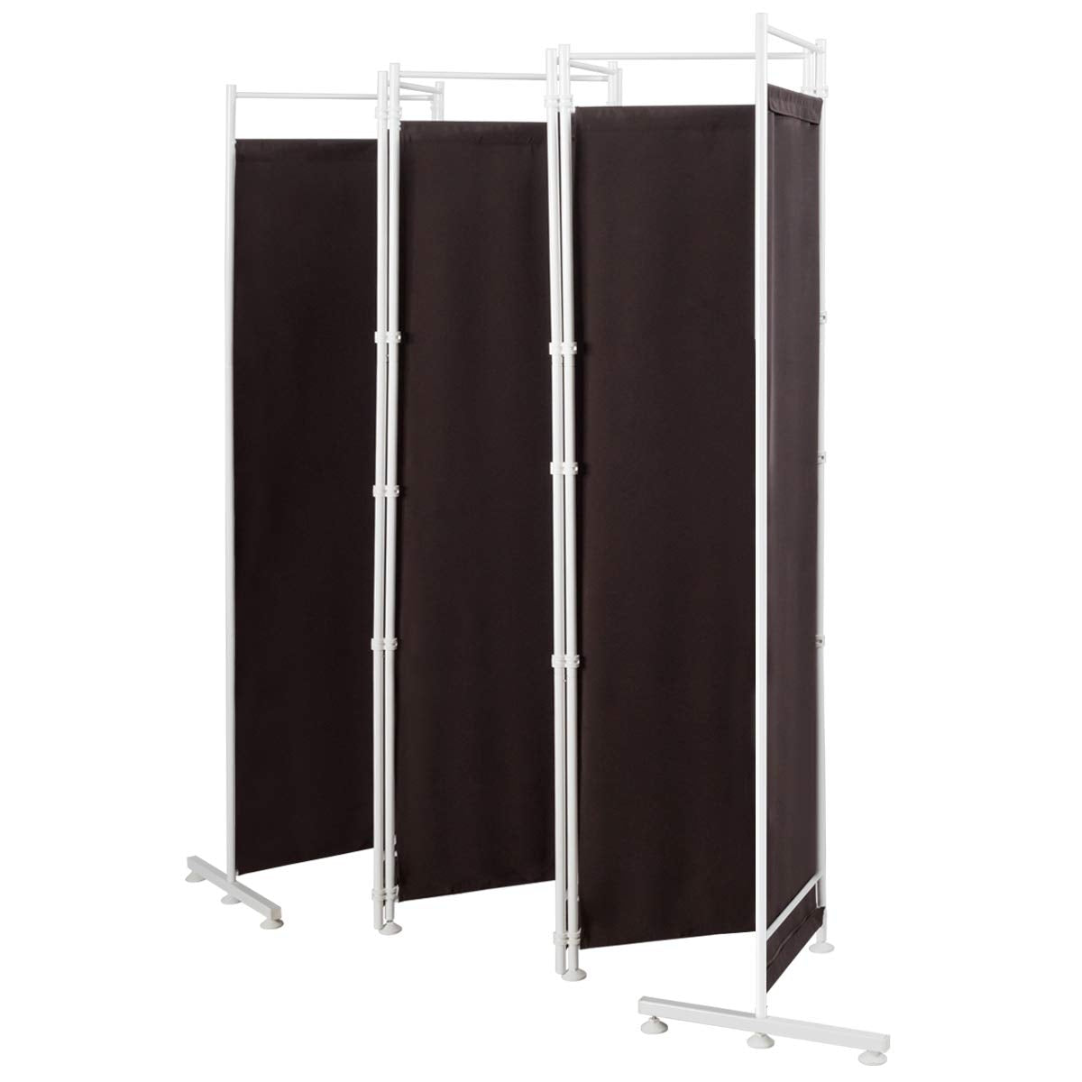 Giantex 6 Panel Room Divider, 6 Ft Folding Screen with Steel Support Base