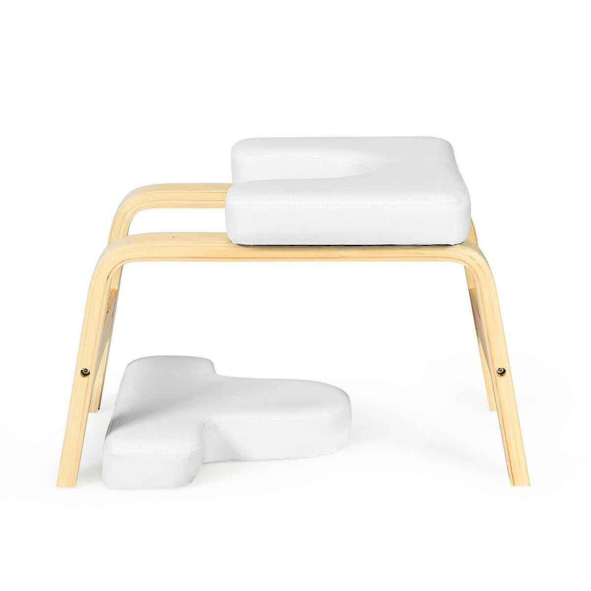 Giantex Yoga Headstand Bench w/VC Pads, Yoga Inversion Chair - Giantexus