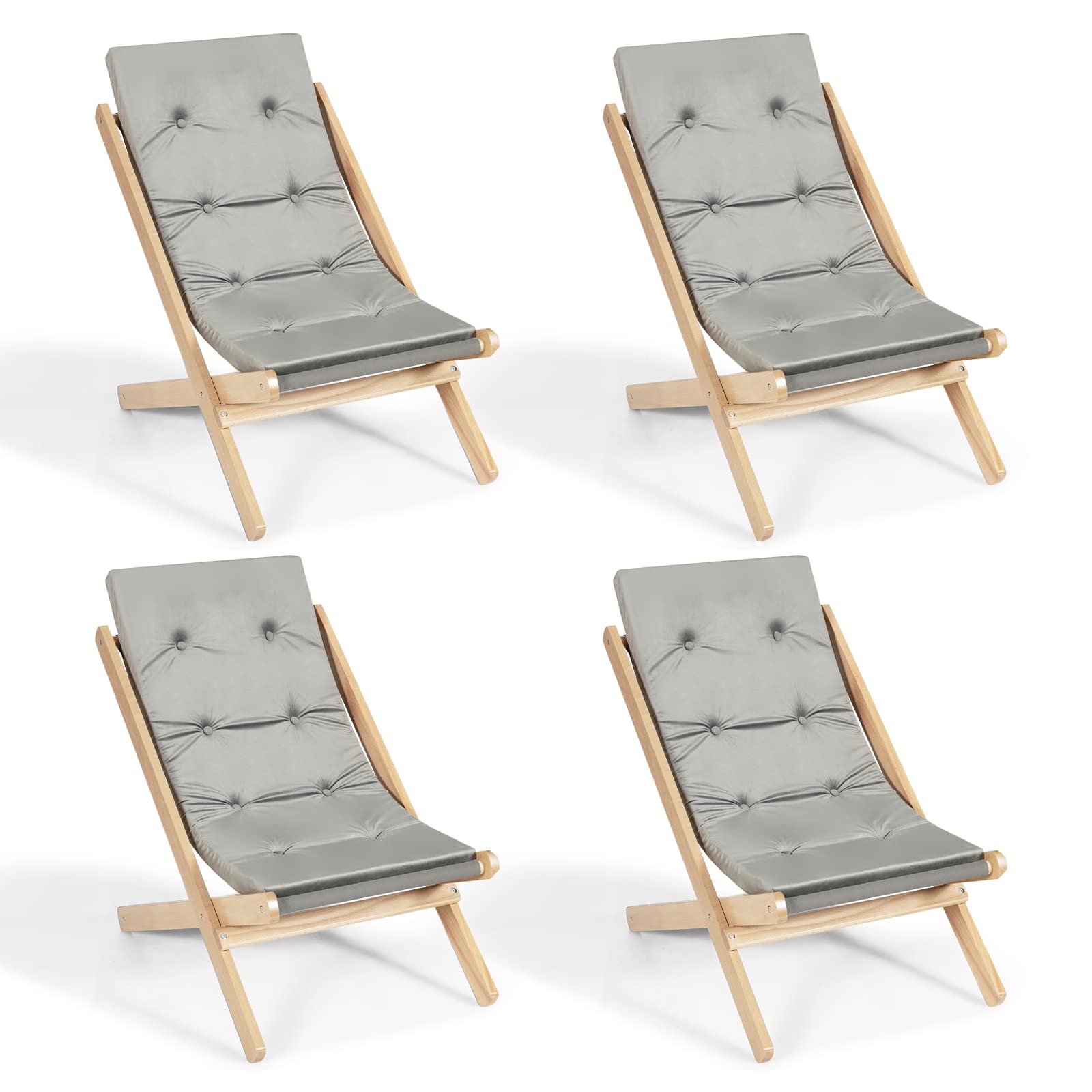 Giantex Beach Sling Chair, Outdoor Lounge Chair