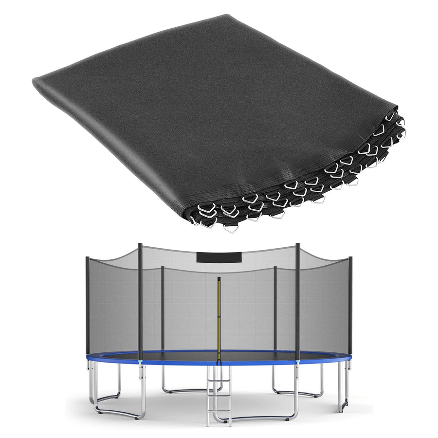 Replacement Trampoline Mat, High-Elastic PP Weather-Resistant Mat Fits 8 10 12 14 16ft Round Frame
