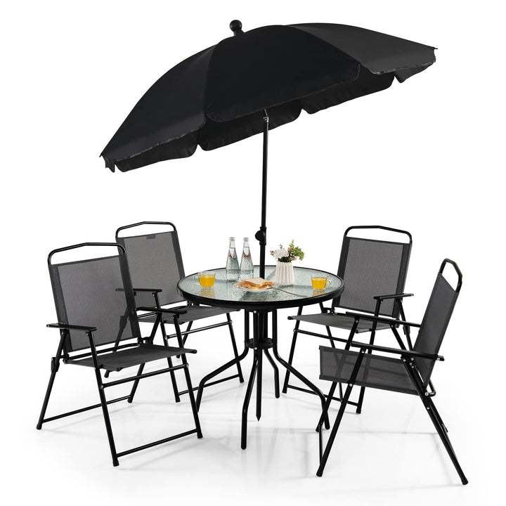 Giantex 6 Pieces Patio Dining Furniture Set