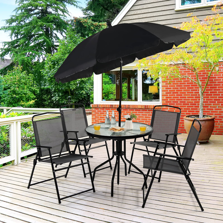 Giantex 6 Pieces Patio Dining Furniture Set